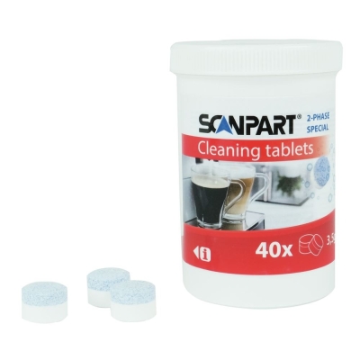 Scanpart - Tablettes de nettoyage en 2 étapes - 40 pièces