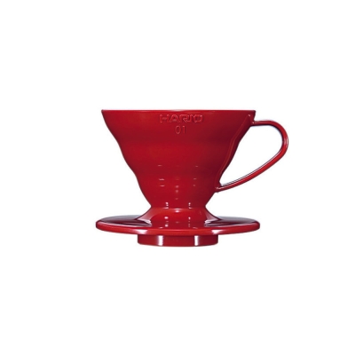 Hario V60 dripper - plastique rouge - taille 01