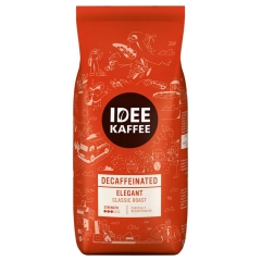 IDEE Kaffee Elegant Décaféiné - café en grains - 1 kilo