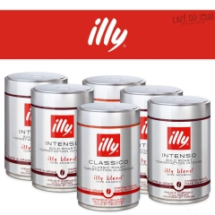 illy mixed pack self-assembly - café en grains - 6 x 250g