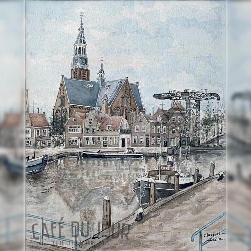 Church Island à Maassluis peint par Cees Bregman
