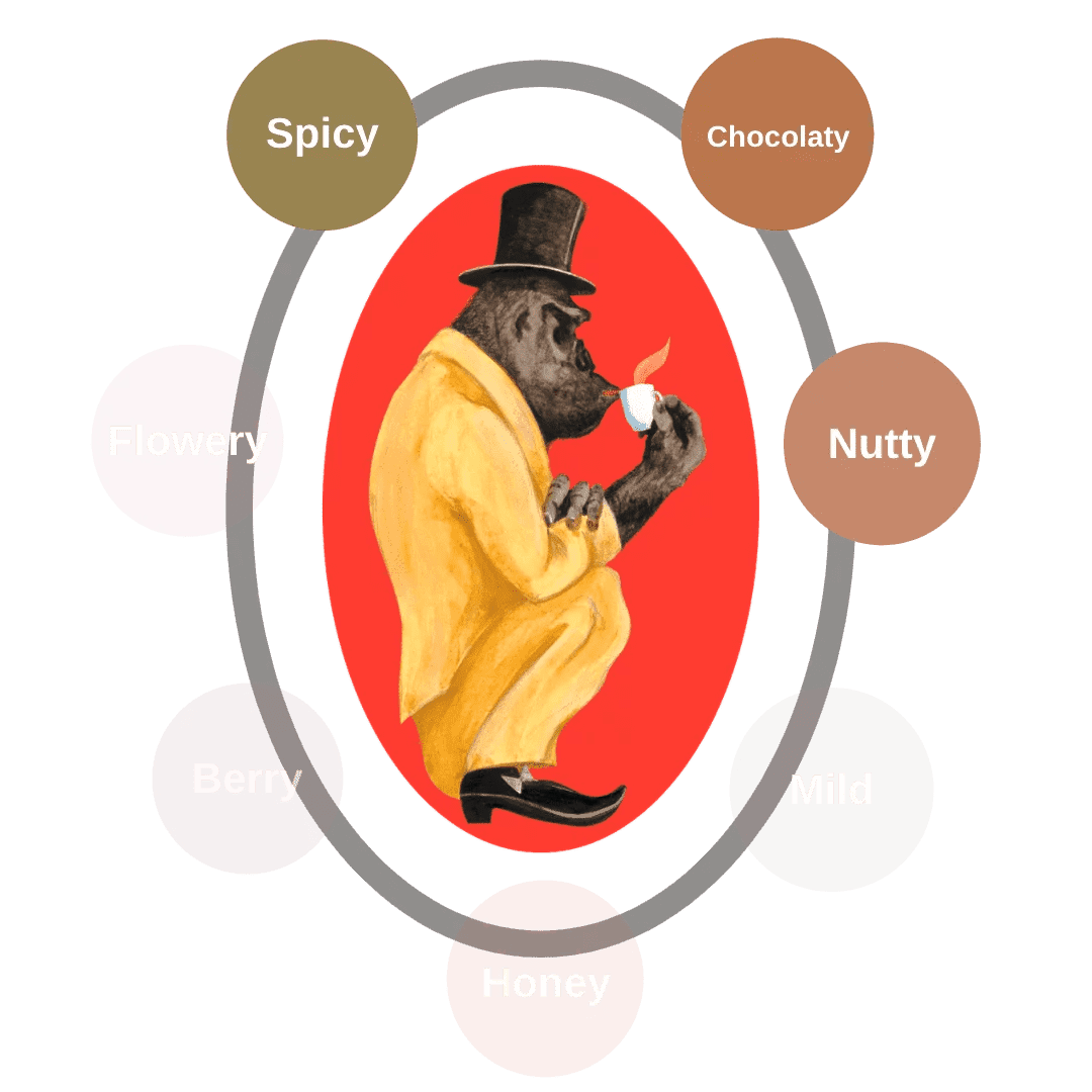 Saveurs de Gorilla Bar Crema Silber - café en grains - 1 kilo